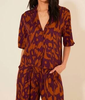 NEW BILA77 revello blouse in ig flutter